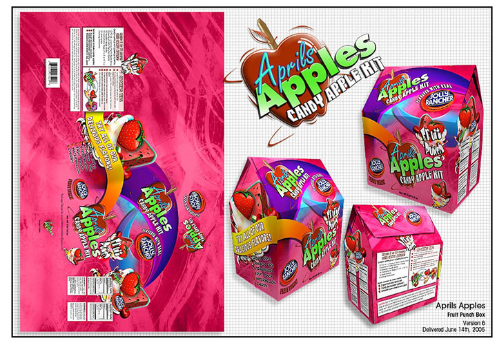 Graphic Design, April's Apples